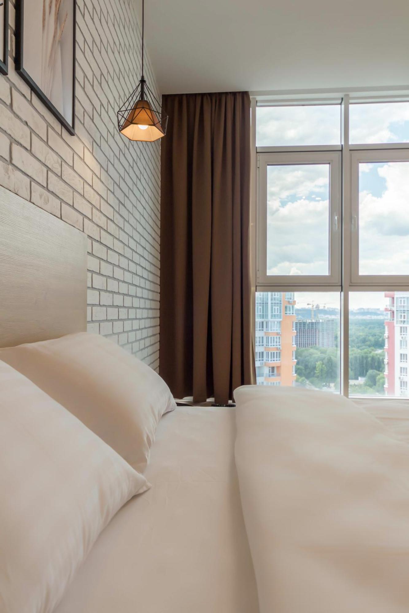 Design Apartments With Panoramic View Kiew Exterior foto