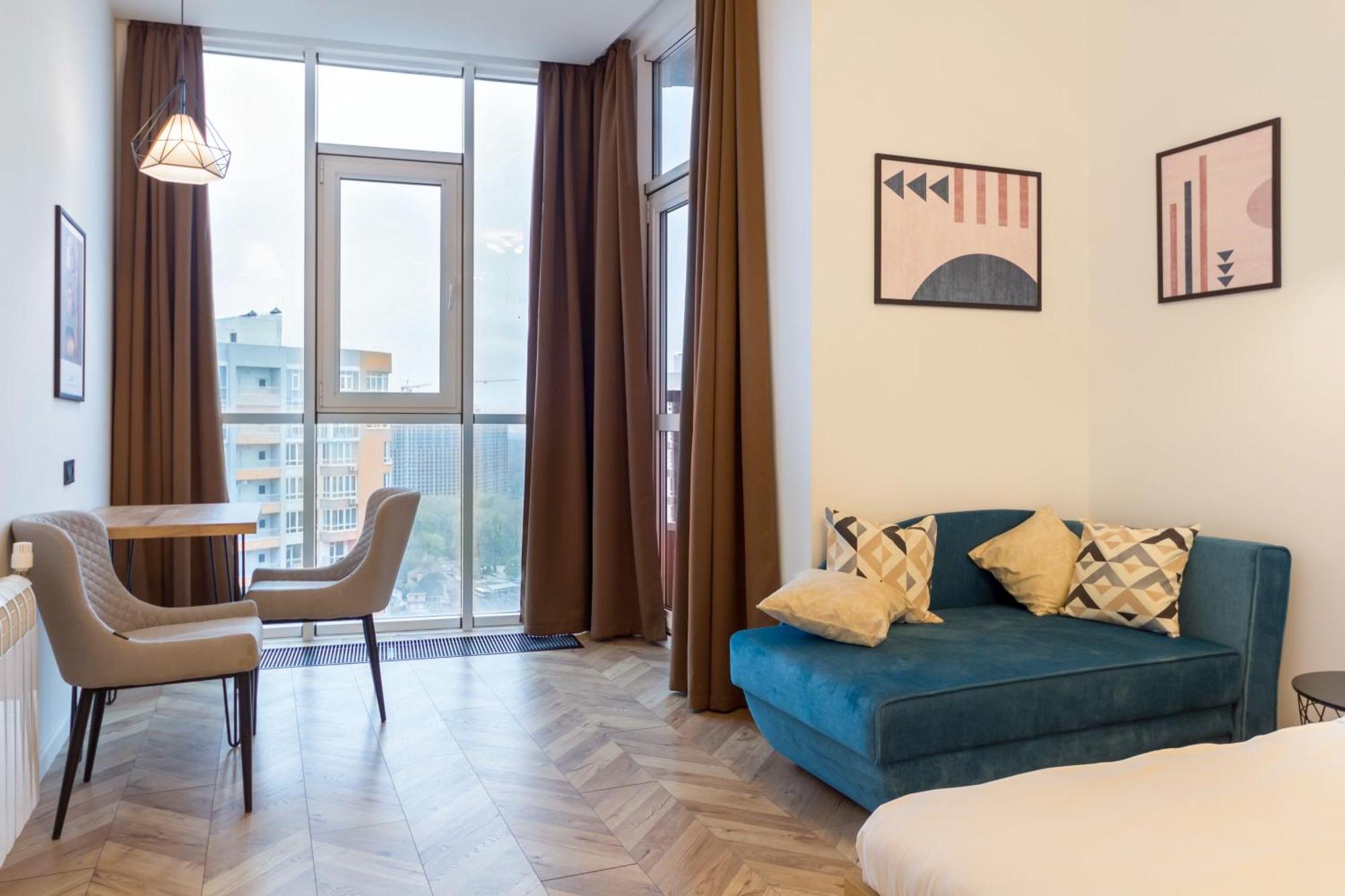 Design Apartments With Panoramic View Kiew Exterior foto
