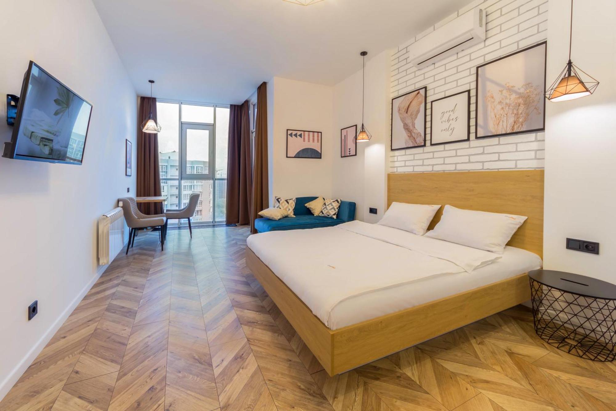 Design Apartments With Panoramic View Kiew Exterior foto